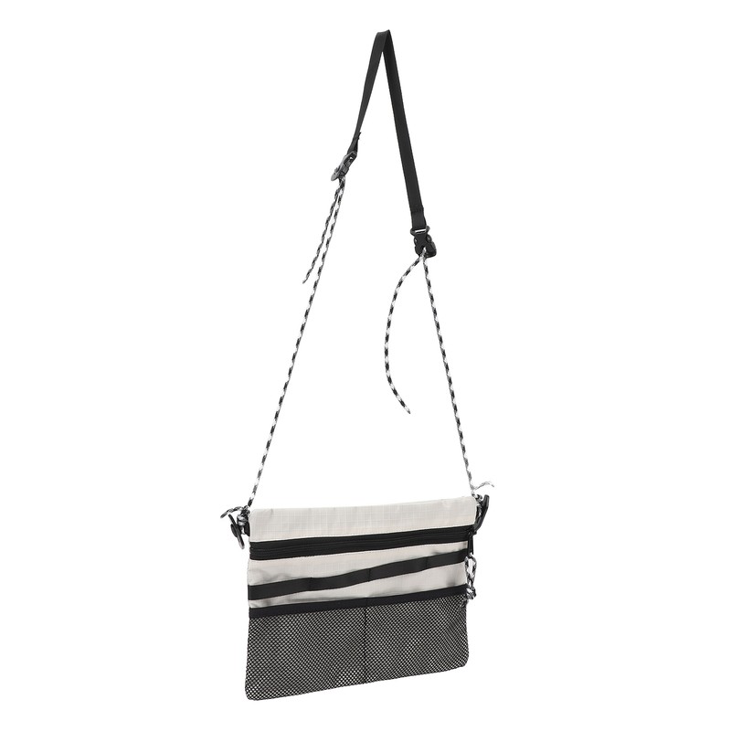 Outdoor Shoulder Bag Multifunction Multiple Department Adjustable Strap Portable Mini