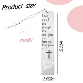 Bible Bookmark for Men Boys Christian Gifts for Him Husband Religious Inspirational Gifts for Friend Son Baptism Gifts for Reading Men Dad Christmas Birthday Gifts for Boyfriend Men Book Mark