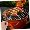 Levemolo Stainless Steel Meat Flipper Hook BBQ Food Turner for