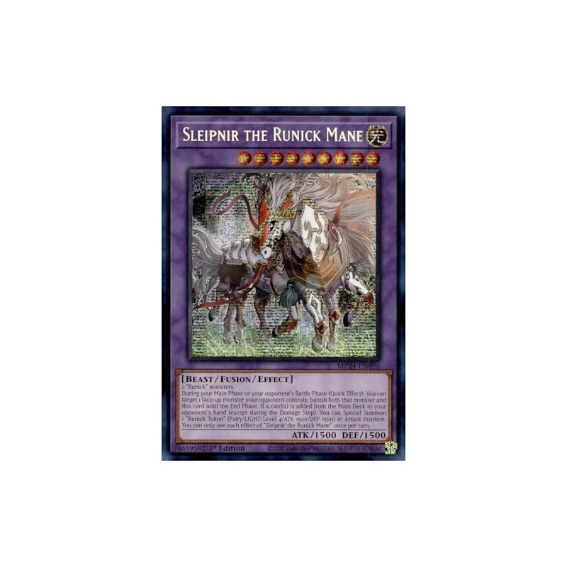 Sleipnir The Runick Mane - MP24-EN096 - Prismatic Secret Rare