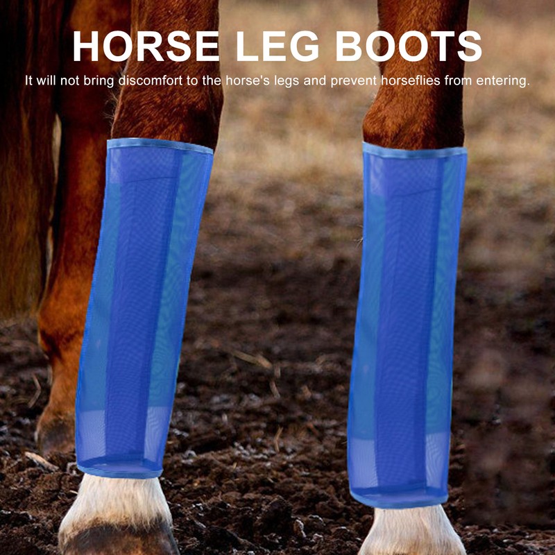 4pcs Horse Leg Boots Breathable Mesh Horse Leg Protective Boots