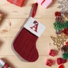 8 Inches Mini Pattern Embroidered Christmas Stocking Knitted Christmas Decorations