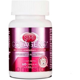 Simi Hydrolyzed Collagen (60caps) 0.83 g Each - Food Supplement for Fitness - Edible