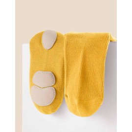 Lovdaswi Socks with Soles for Women Non-Slip Yoga Socks Ballet Dance Barefoot Workout Socks, Ginger, Medium