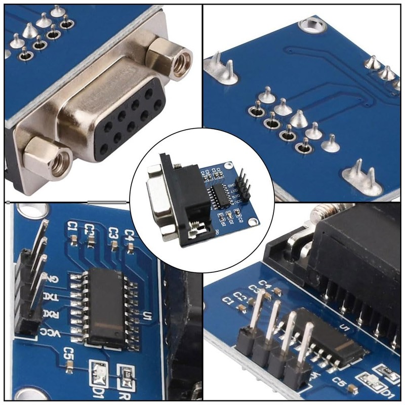 MAX3232 Converter Module 232 to TTL Serial Port Board Connector,