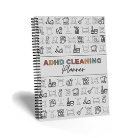 1pc ADHD Cleaning Scheduling Planner, Weekly/monthly Cleaning Schedule, Decluttering Checklist, Organize Tasks & Maintain A Tidy Home for Individuals & Families, Organizers