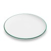 GMUNDNER KERAMIK Dinner Plate Cup Diameter 25 cm Green Rim