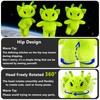 Alien Cat Plush, Green Alien Stuffed Animal Toy Cat Meme