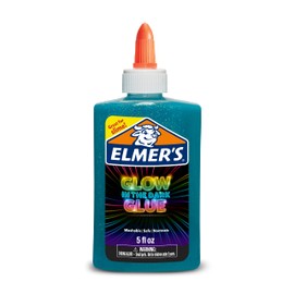 Elmer's Glow in the Dark Liquid Glue, Great for Making Slime, Washable, Assorted Colors, 5 Ounces Each