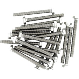M6 (6mm x 25mm) Hex Bolt (Fully Threaded Setscrew) - Stainless Steel (A2) (Pack of 20)