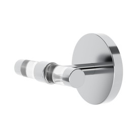 Swiss Madison Verre Acrylic Bathroom Robe Hook in Chrome