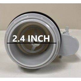 NUFLUSH Vortens Toilet Flush Valve 2.5 Inch, Two Piece Toilets with Flapper & Float