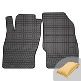 FROGUM EL Toro Rubber Mats All-Year Set of Car Floor Mats for Vauxhall Corsa D 2006-2014 Durable Rubber Material 1.5 cm Protective Edge