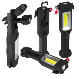 SecureBrite  9-in-1 Emergency Auto Tool with Flashlight, Black