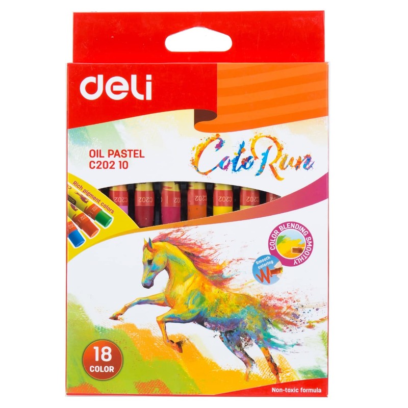 Evans Educational EC210 Deli Oil Pastel, Pack of 18