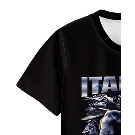 Gaifully Brainrot Boys Short Pyjamas Set Sleepwear Short Sleeve Pjs 2 Piece Pajama Nightwear Loungewear 3-12 Y Black