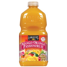 Langers Mango Orange Passionfruit Juice Cocktail, 64 Fl Oz (Pack of 8)