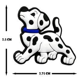 Dalmatian Dog Badge Reel ID Holder Accent Chain Badge Clip Yazzle Dazzle Set of 2 Nurse Doctor