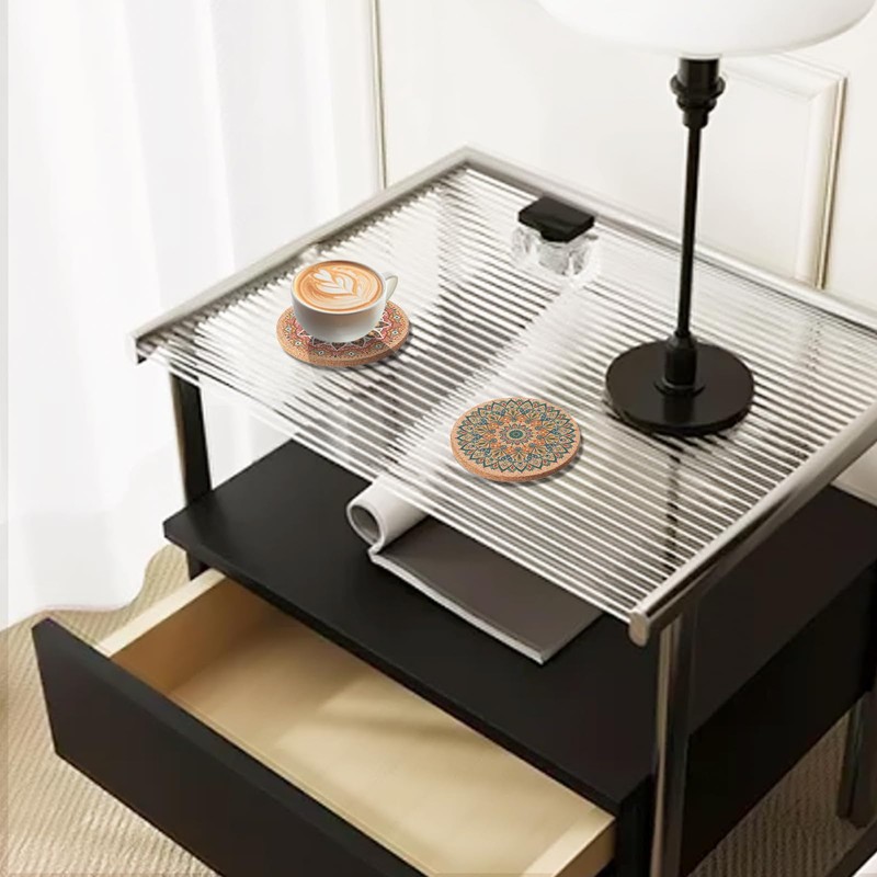 STARUBY 12 Pcs Cork Coasters, Coasters for Drinks, Coasters for