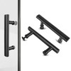 Shower Door Handle Black 145mm Stainless Steel Replacement Door Handles