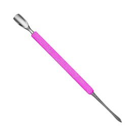 Nobelcrafts - Surgical Grade Pusher Stainless Steel Cuticle Remover For Fingernails - Professional Double Ended Manicure Tool - (792s Pink)