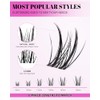Kit De Extensiones De Pestañas Aphrodite Lash Clusters Wispy Natural