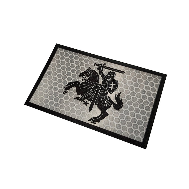 ODSP Lithuania Flag Reflective Laser Cut Hook Loop Tactical Patch