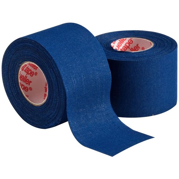 Mueller Athletic Tape, 1.5" X 10yd Roll, Navy Blue, 2 pack