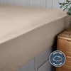 Silentnight Supersoft Natural Fitted Sheet - Cosy & Comfortable Delicate