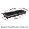 Sumnacon Pack of 3 Floor Vent Covers Metal Floor Register