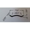 LPC Vinyl Insert 3/4" x 35' Black Molding Trim Screw