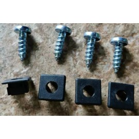 OEM FORD 1999-2007 FORD f250 f150 f350 pu OEM Rear bumper License Plate screws fasteners