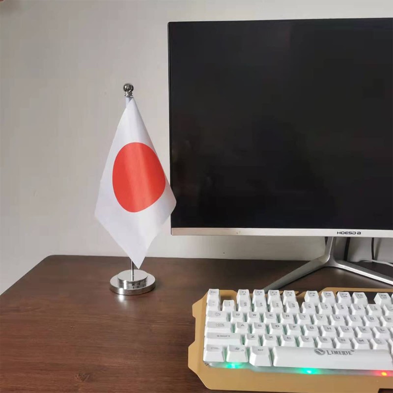 Tabletop Flag, Flag Stand, Mini Pole, Single Stand, Japanese Flag,