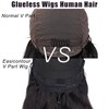V Part Wig Human Hair Body Wave Upgrade Glueless Wigs