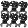 CIYODO 3D Printer Clips Set Blue and White Plastic Hotend Tube Fixing Clamps for 3D Printing Accessories Quick Connect Couplings for Tubing