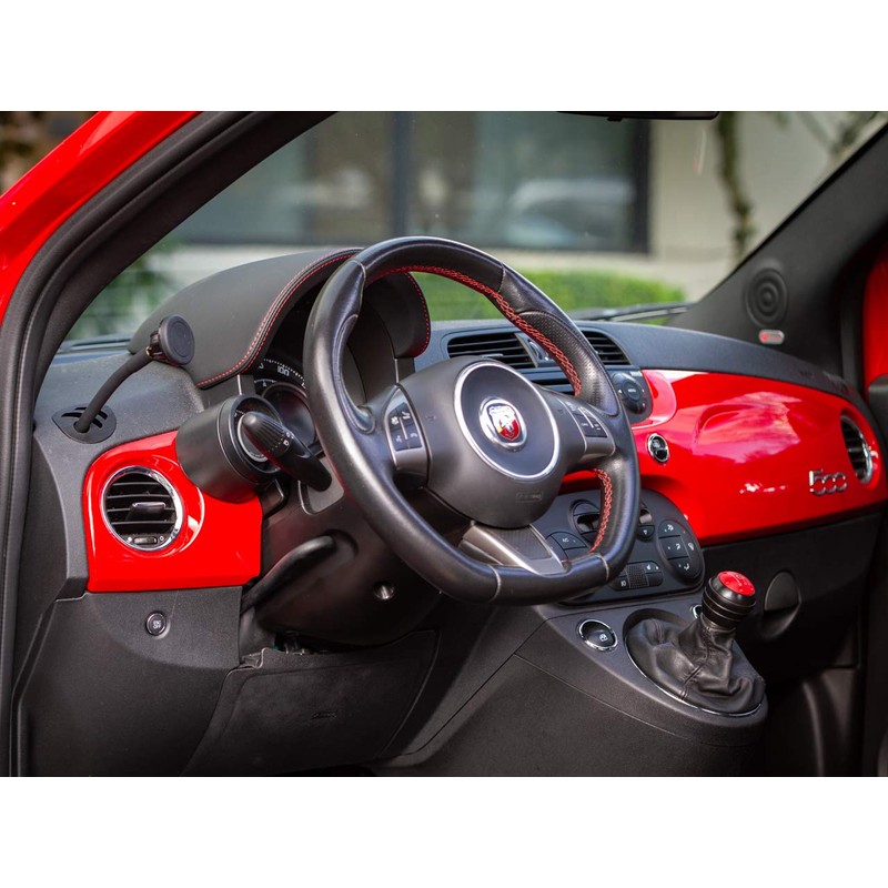 CravenSpeed Shift Knob for Fiat 500 Abarth 2007-2020 (Red (5-Speed))