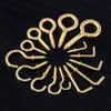 Swpeet 213Pcs 3 Kinds Metal Hooks Kit, Including Screw Eyes,