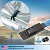 valonic ANT - Short Lashing Strap, Padded, 4 Pieces, 2.5