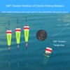 SIWRIOM Popping Cork Float Rig Rattle (1.06oz, Yellow-4PCS)