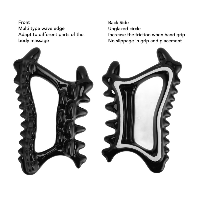 Gua Sha Tool Ceramic Soreness Relief Lymphatic Drainage Face Body