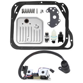46RE 47RE 48RE A500 A518 A618 Transmission Filter Gasket Kit w/Governor Pressure Sensor Solenoid Leach 42RE 44RE, Fit for Dodge Ram 1500 2500 3500 Dakota Durango| Fit for Jeep Grand Cherokee 2000-up