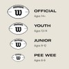 Wilson GST Leather Game Football