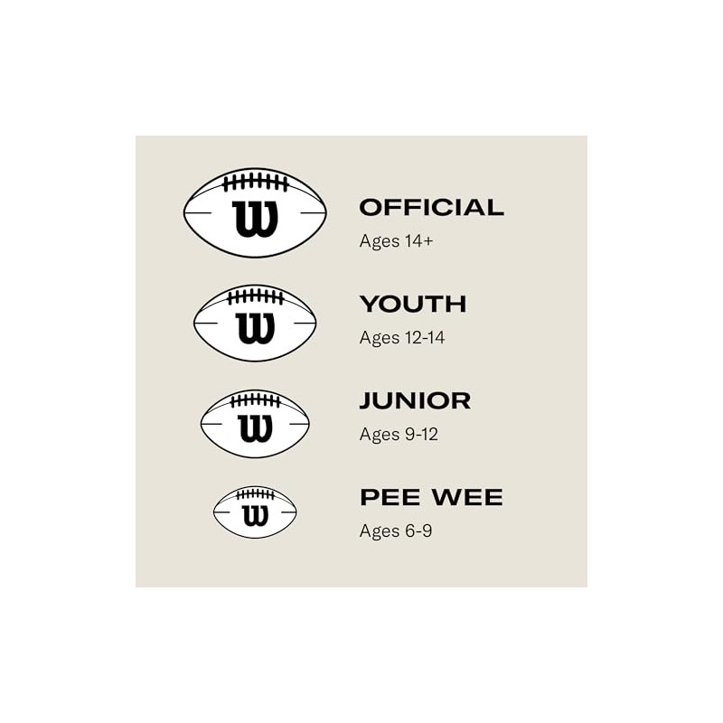 Wilson GST Leather Game Football