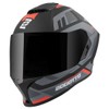 Bogotto Phantom Codex Fiberglass Helmet, Black/Grey/Red, XS