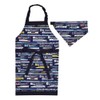 Colorful Candy Style N1244440 Kids’ Apron, Boys, Triangular Kerchief Set,
