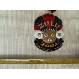 Mardi Gras Beads,  Krewe of Zulu, New Orleans 2001