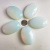 Manekieko Natural Yellow Jade Worry Stones Oval Palm Pockets Healing