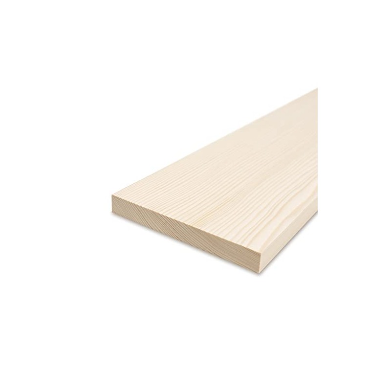 Reese Smooth Edge Boards - Planed Spruce - 1.9 cm