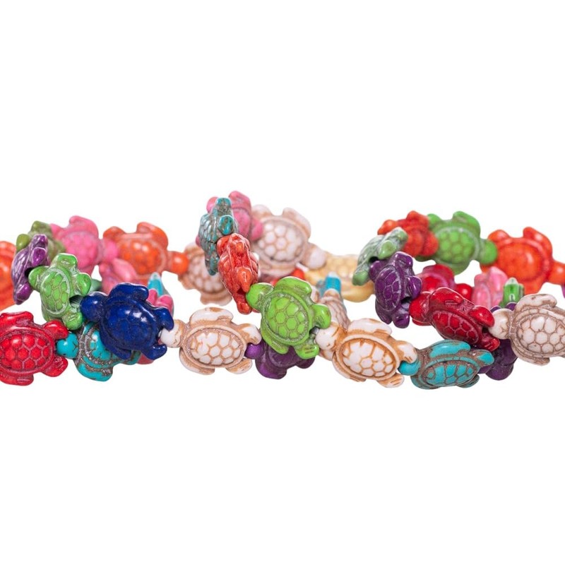 BlueRica Multicolor Sea Turtle Stretch Bracelet