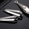 Healvian 3pcs Stainless Steel Poultry Tweezer Set Durable Hair Puller